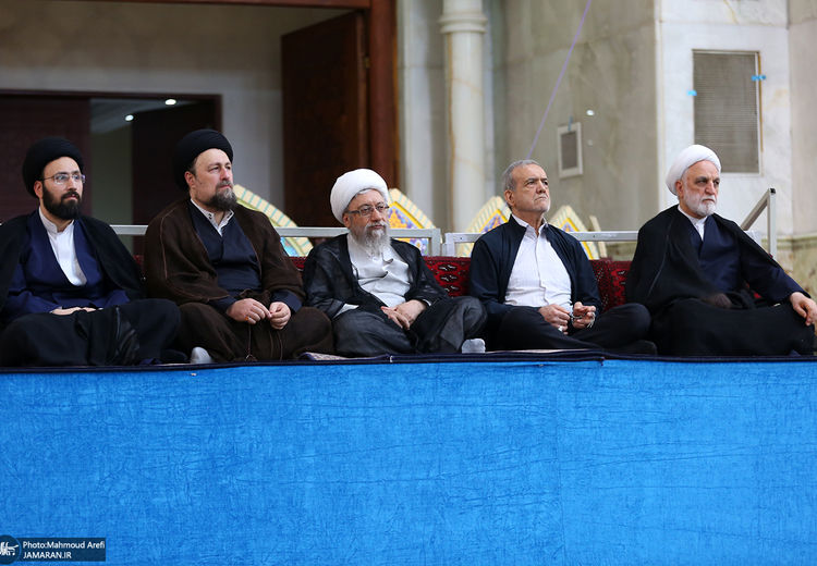 شخصیتهای سیاسی حاضر در مراسم سالگرد ارتحال امام خمینی