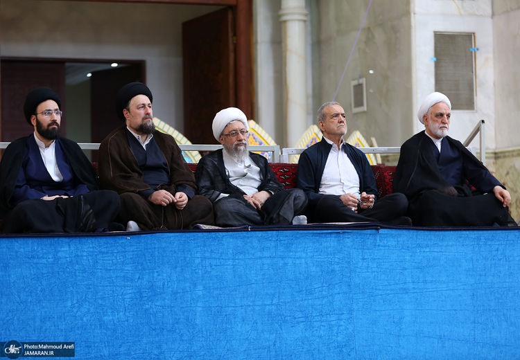 شخصیتهای سیاسی حاضر در مراسم سالگرد ارتحال امام خمینی
