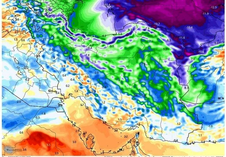 ال‌نینو قوی در راه ایران/ پیش‌بینی بارش‌های زیاد در نیمه دوم سال