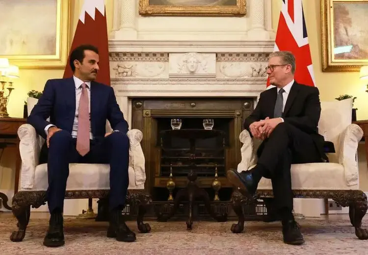 سران انگلیس و قطر درباره ایران گفت‌وگو کردند