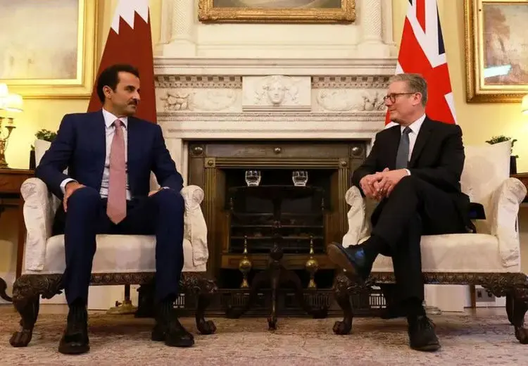 سران انگلیس و قطر درباره ایران گفت‌وگو کردند