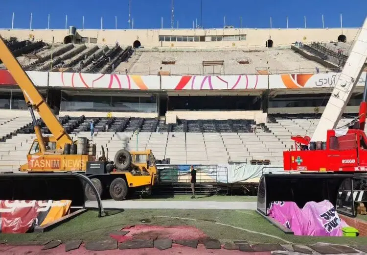 استادیوم آزادی 3 روز مانده به دیدار پرسپولیس و النصر