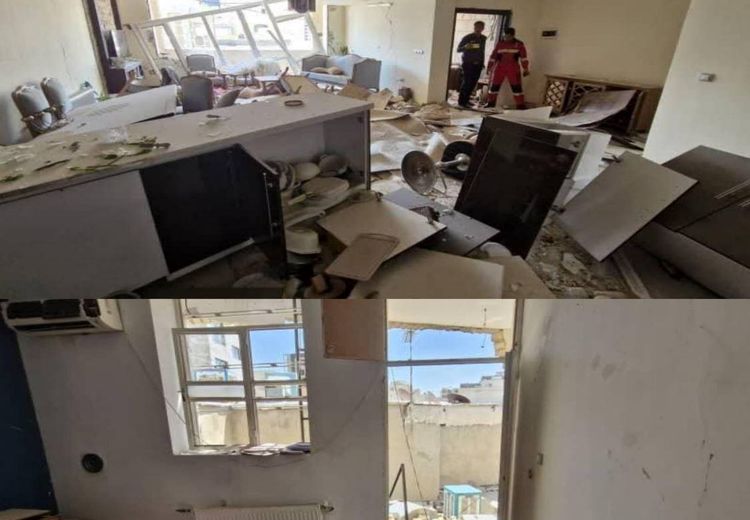  اولین تصاویر از انفجار مرگبار یک ساختمان در شیراز