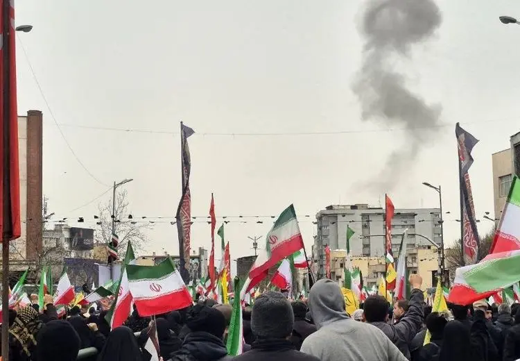 حمله‌ اسراییل در فاصله‌ای اندک با راهپیمایی روز قدس و واکنش متفاوت مردم تهران + فیلم