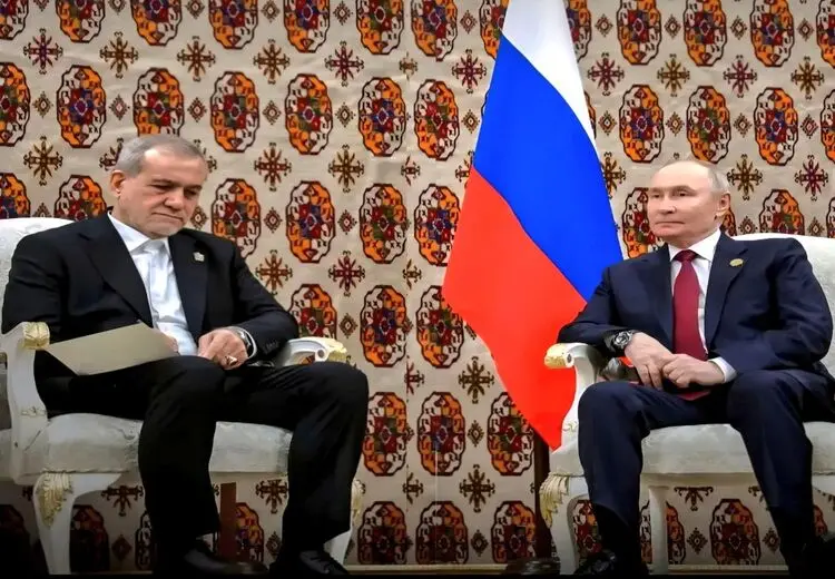 جنجال سوتی جدید پزشکیان آنهم پیش پوتین! + فیلم
