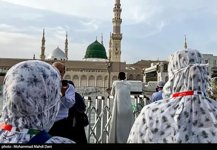 زائران ایرانی در مدینه النبی