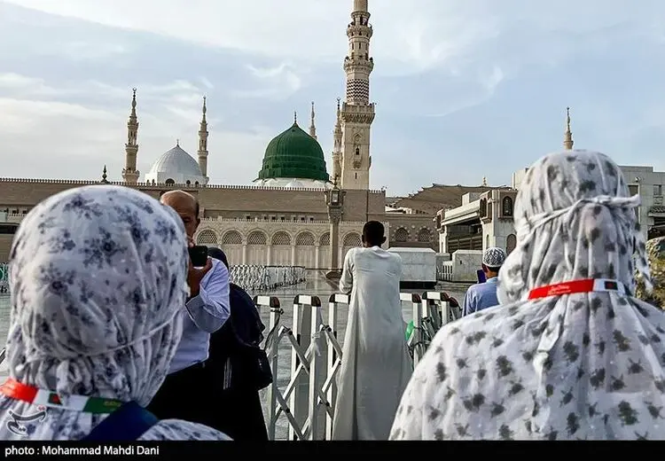 زائران ایرانی در مدینه النبی