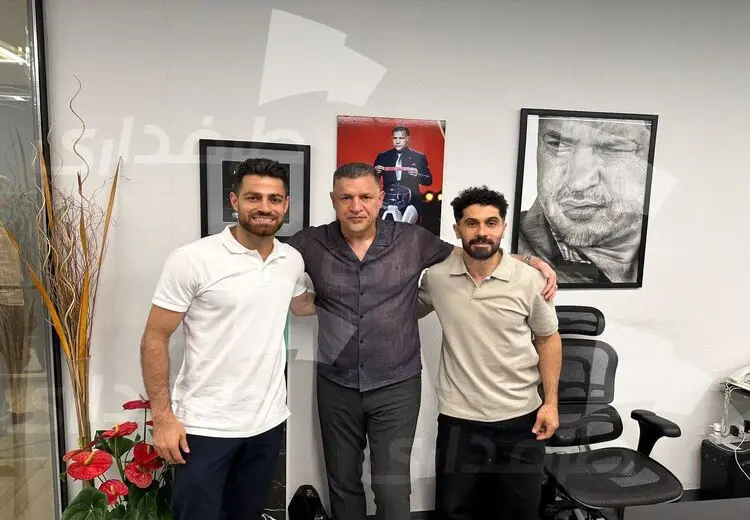 دیدار خصوصی پرسپولیسی‌ها با علی دایی + عکس
