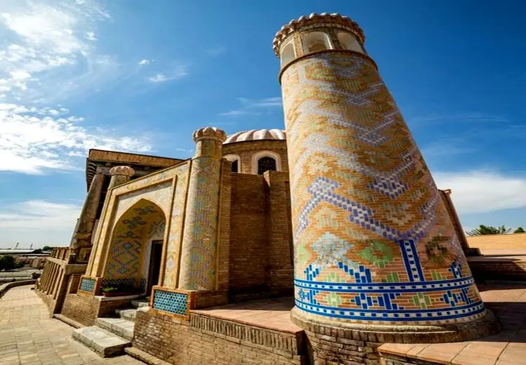 تصویری دیدنی از مسجد خضر نبی در سمرقند + عکس