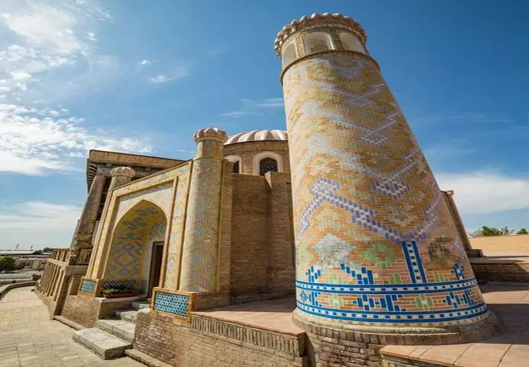 تصویری دیدنی از مسجد خضر نبی در سمرقند + عکس