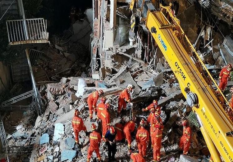 ریزش ساختمان در چین ۴ کشته بر جای گذاشت