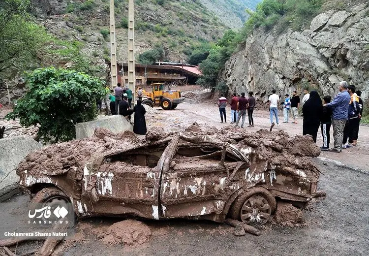 خسارت سیل در کندوان