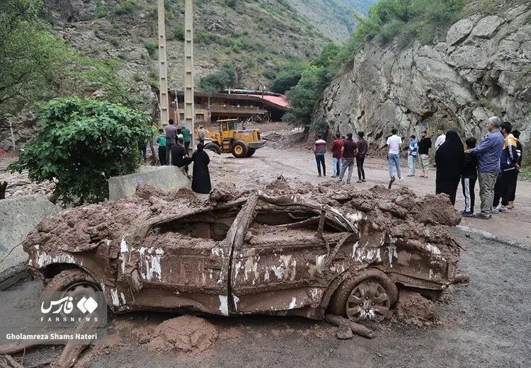 خسارت سیل در کندوان
