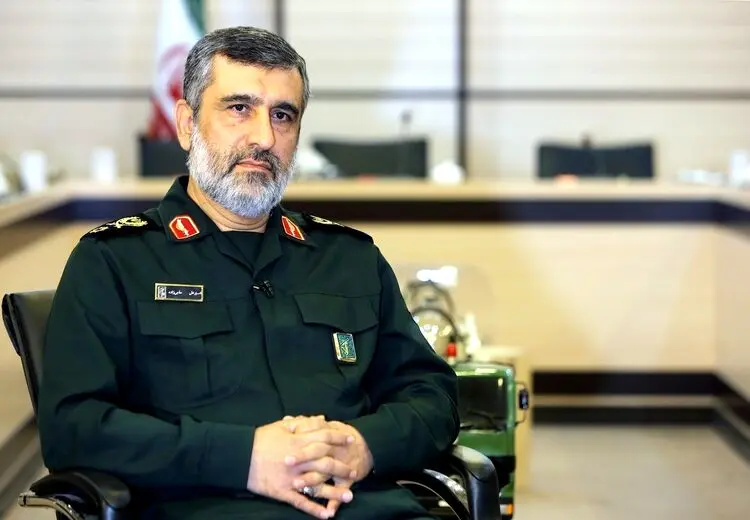 سردار حاجی‌زاده در عملیات وعده صادق اسرائیل پیام داد خفیف حمله کنید