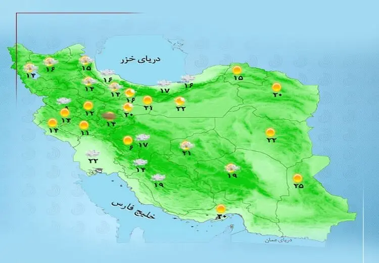  سامانه بارشی فردا وارد ایران می‌شود