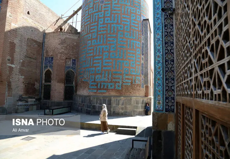 مهمانان نوروزی آرامگاه شیخ صفی‌الدین اردبیلی