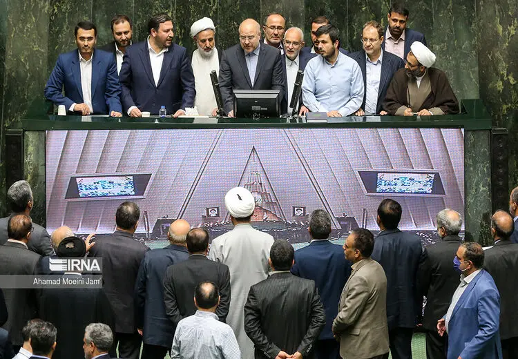 انتخاب رییس و هیات رییسه مجلس (عکس)