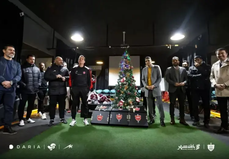 پرسپولیس کریسمس را جشن گرفت + عکس