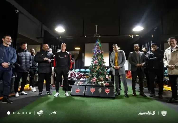 پرسپولیس کریسمس را جشن گرفت + عکس