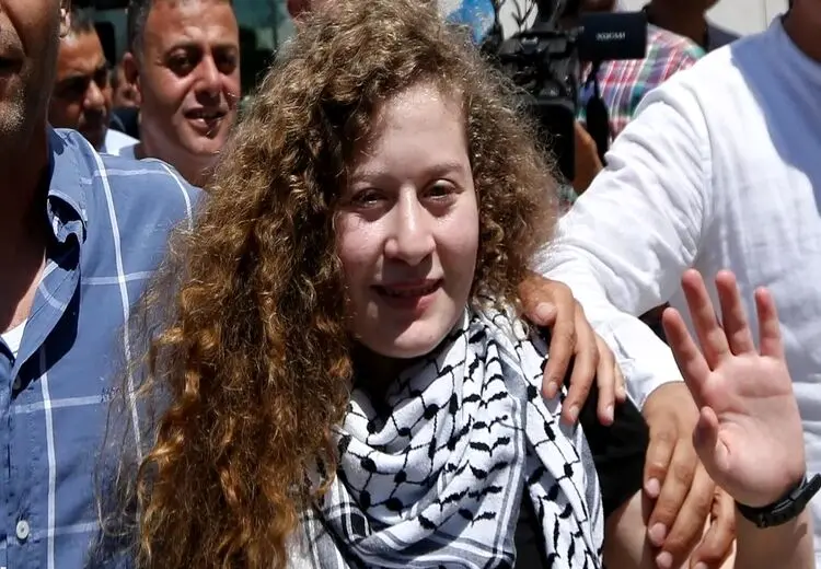 دختر شجاع فلسطینی آزاد شد + فیلم