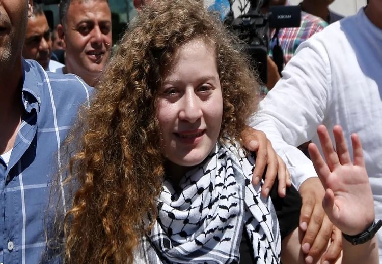 دختر شجاع فلسطینی آزاد شد + فیلم