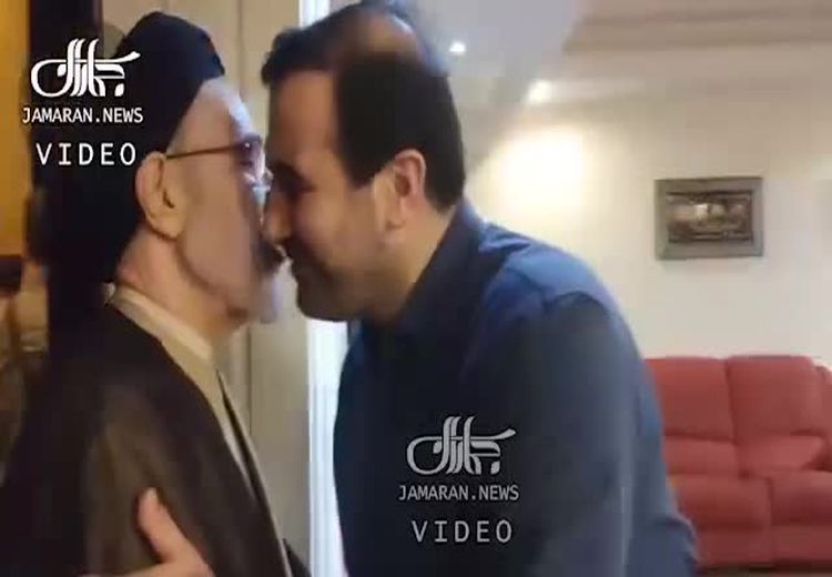 تصاوبری از حضور سید محمد خاتمی در منزل مسعود پزشکیان