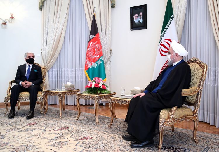 دیدار عبدالله با رئیس جمهور ایران