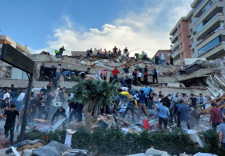 زلزله مهیب در ازمیر ترکیه