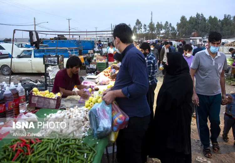 جمعه بازار قم در شرایط کرونایی