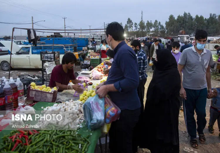 جمعه بازار قم در شرایط کرونایی