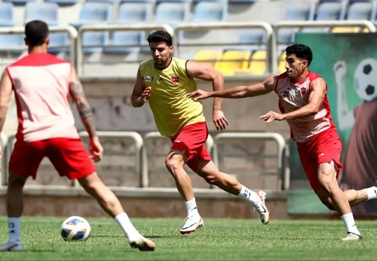 سعید مهری مصمم‌تر از همیشه در تمرین پرسپولیس + عکس
