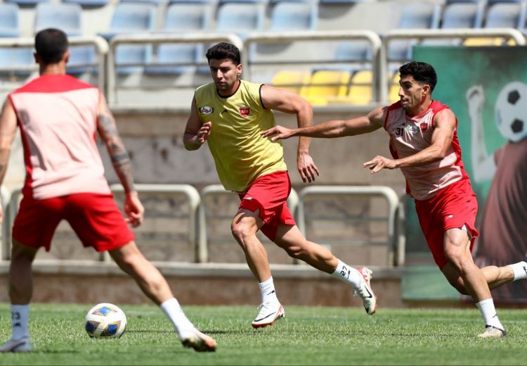 سعید مهری مصمم‌تر از همیشه در تمرین پرسپولیس + عکس