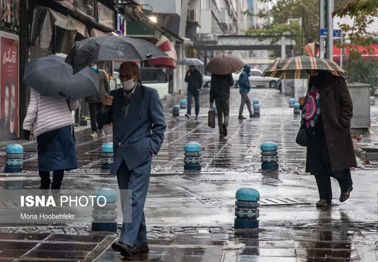 ادامه بارش باران و برف و ماندگاری هوای سرد تا یک هفته آینده