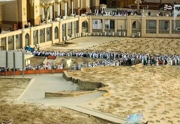 قبرستان بقیع قبل و بعد از تخریب