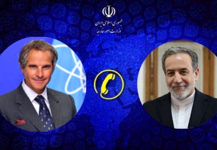 گفتگوی تلفنی عراقچی با گروسی