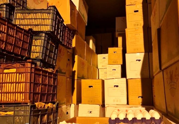 کشف 2100 کارتن تخم مرغ و 84 تُن سیب قاچاق در مرز ایران و عراق