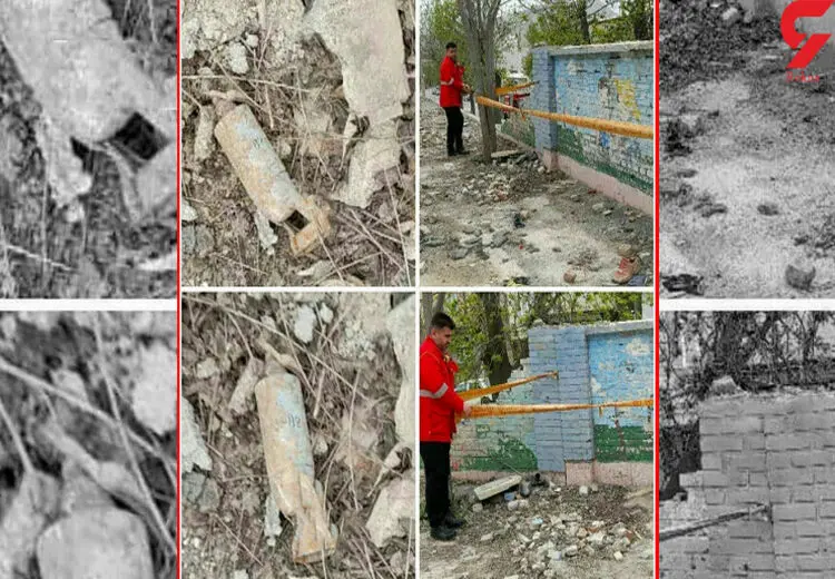  کشف خمپاره داخل مدرسه در مریوان + عکس