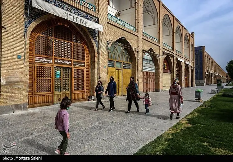 تعطیلی بازار اصفهان