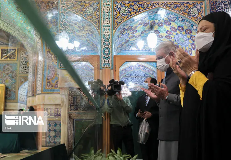 زیارت وزیر امورخارجه پاکستان در مشهد