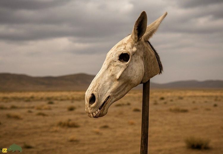 کاربرد عجیب جمجمه الاغ در برخی شهرهای ایران!