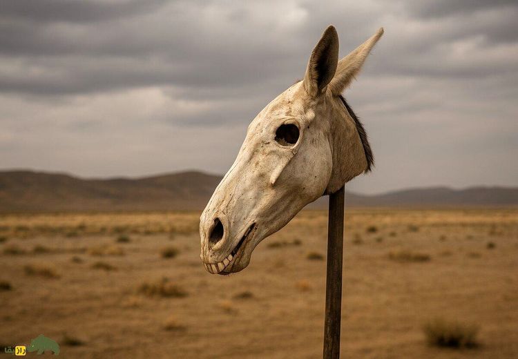 کاربرد عجیب جمجمه الاغ در برخی شهرهای ایران!
