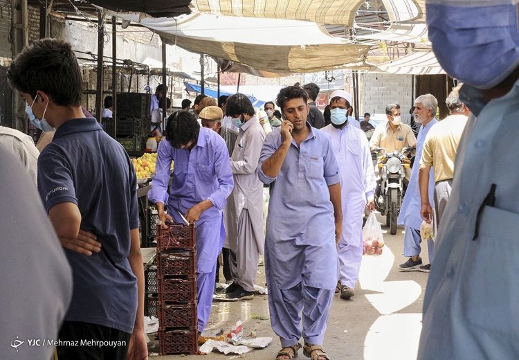 جولان کرونا در سیستان و بلوچستان و جای خالی ماسک بر صورتها