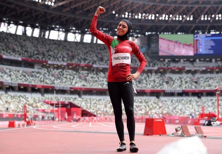مسابقه تنها دونده زن ایرانی در المپیک