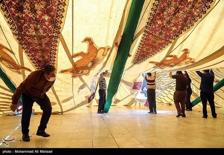 برپایی خیمه محرم