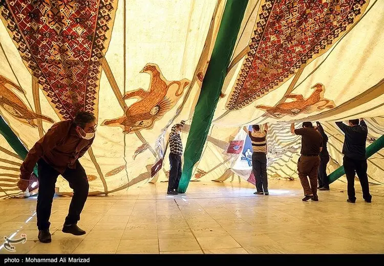 برپایی خیمه محرم