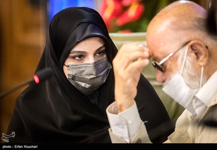 گفتگوی رئیس شورای شهر تهران و دختر شهید سلیمانی