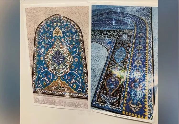 رفع توقیف کاشی‌های اهدایی ایران برای ساخت مسجدی در آمریکا