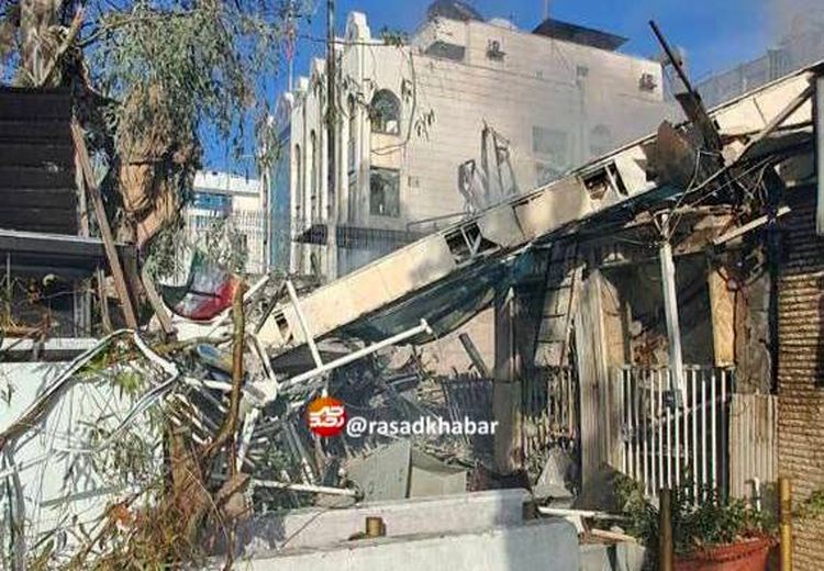 حمله اسراییل به ساختمان نزدیک سفارت ایران در سوریه/ شهادت تعدادی از دیپلماتها 