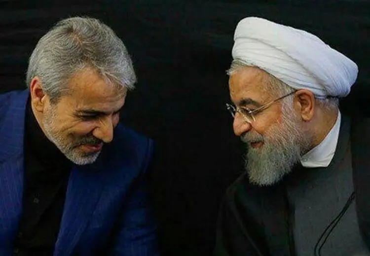 عیادت روحانی از نوبخت در بخش مراقبت‌های ویژه بیمارستان + عکس