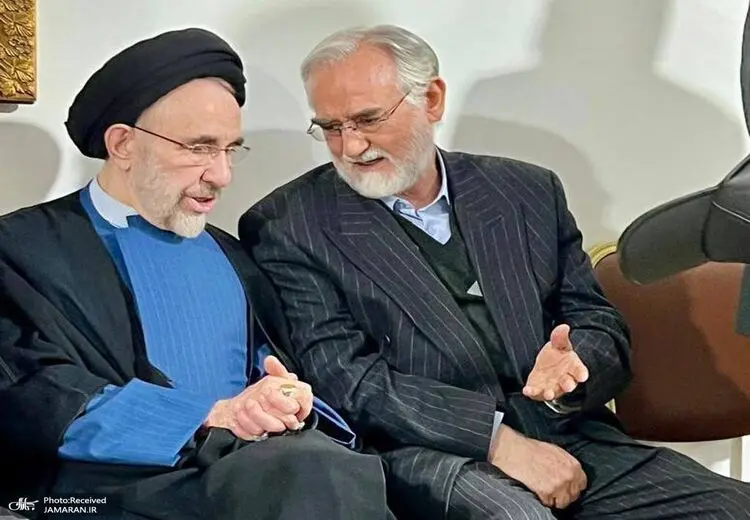 مراسم عید دیدنی سید محمد خاتمی + عکس